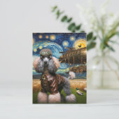 Carte Postale Steampunk Poodle et Canards Van Gogh (Debout devant)