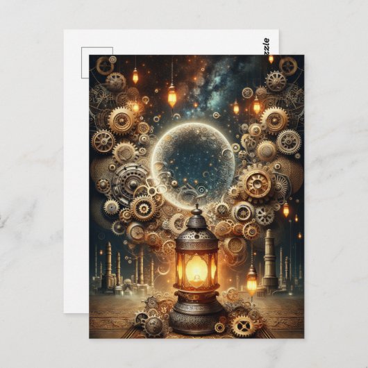 Carte Postale Steampunk Ramadan (Devant / Derrière)