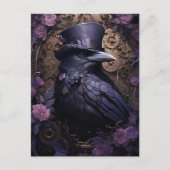 Carte Postale Steampunk Raven (Devant)