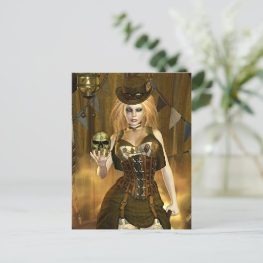 Carte Postale Steampunk Series JADE iPod (Debout devant)
