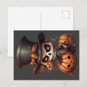 Carte postale Steampunk Skeleton (Devant / Derrière)