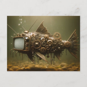Carte Postale Steampunk TV Catfish