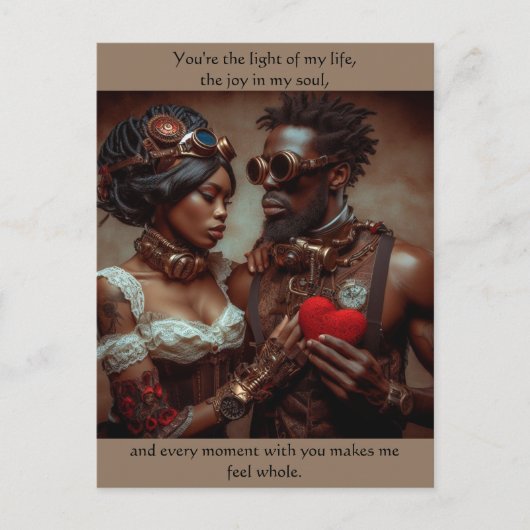 Carte Postale Steampunk Valentine (Devant)
