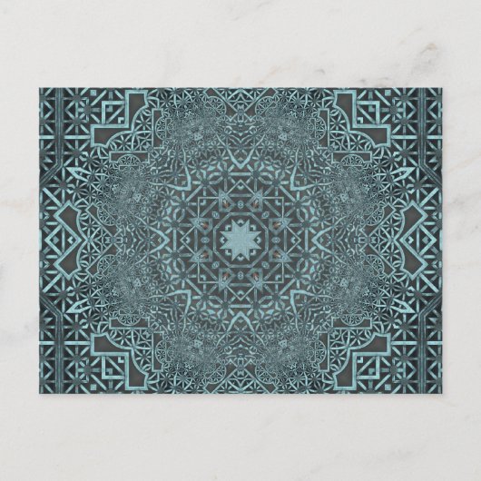 Carte Postale Steampunk Verdigris Lattice (Devant)