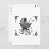 Carte Postale Steampunk Victorian Cthulhu bébé (Devant / Derrière)