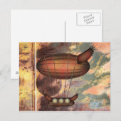 Carte postale Steampunk Vintage Bronze (Devant / Derrière)