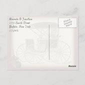 Carte Postale Steampunk Vintage Victorian Gentleman Merci (Dos)