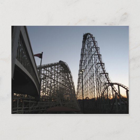 Carte Postale Steel Force et Thunderhawk Dorney Park (Devant)