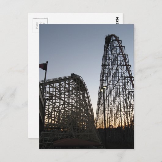 Carte Postale Steel Force et Thunderhawk Dorney Park (Devant / Derrière)