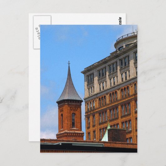 Carte Postale Steeple with Gull (Devant / Derrière)