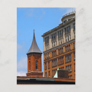 Carte Postale Steeple with Gull