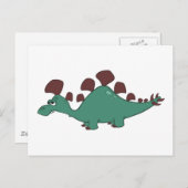 Carte Postale Stegosaurus (Devant / Derrière)