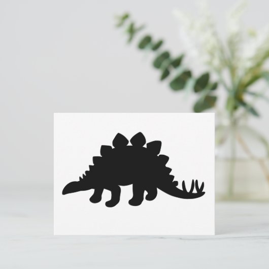 Carte Postale Stegosaurus Dinosaur (Debout devant)