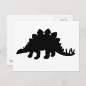 Carte Postale Stegosaurus Dinosaur (Devant / Derrière)
