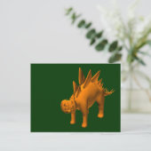 Carte Postale Stegosaurus halloweenis (Debout devant)