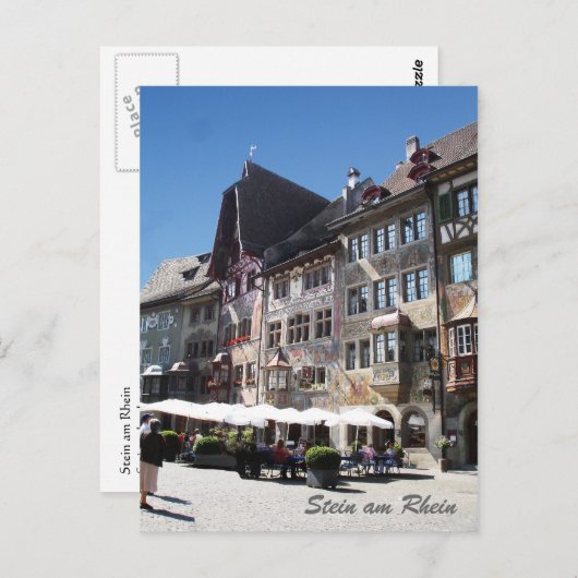 Carte Postale Stein am Rhein (Devant / Derrière)