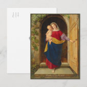 Carte Postale Steinbrück Madonna dans la porte de l'atelier CC12 (Devant / Derrière)