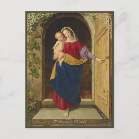 Carte Postale Steinbrück Madonna dans la porte de l'atelier CC12 (Devant)