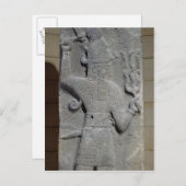 Carte Postale Stela de Teshub, dieu violent syrien (Devant / Derrière)