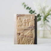 Carte Postale Stela funéraire, du Yémen (Debout devant)