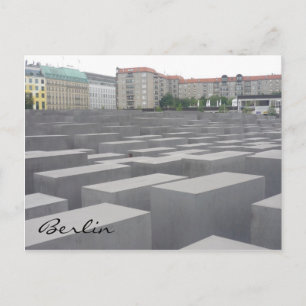 Carte Postale stèles commémoratives de l'Holocauste