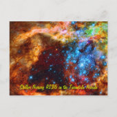 Carte Postale Stellar Nursery R136 dans la Tarantula Nebula (Devant)