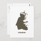 Carte Postale Stencil King Ape (Devant / Derrière)