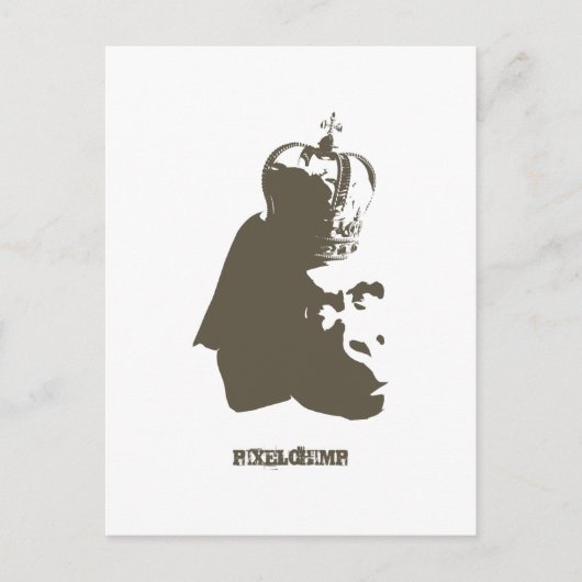 Carte Postale Stencil King Ape (Devant)