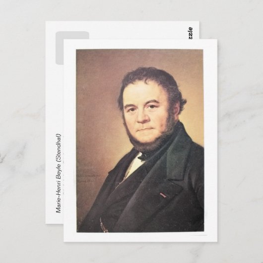 Carte Postale Stendhal par Sodermark (Devant / Derrière)