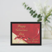 Carte postale Step Daughter Valentine (Debout devant)