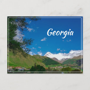Carte Postale Stepantsminda Kazbegi Georgia Gergeti Caucuses
