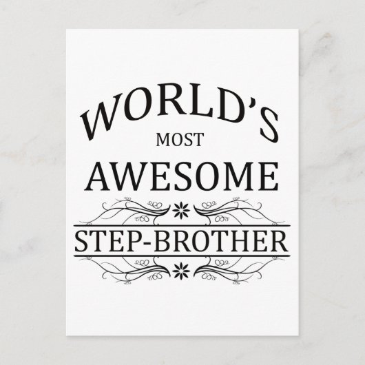 Carte Postale Stepbrother le plus génial du monde (Devant)