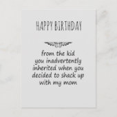 Carte Postale Stepfather Gift (Devant)