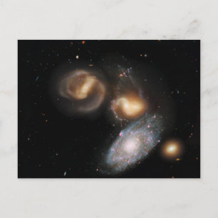 Carte Postale Stephan's Quintet Galaxies