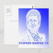 Carte Postale Stephen Harper 15 (Devant / Derrière)