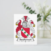 Carte Postale Stephenson Family Crest (Debout devant)