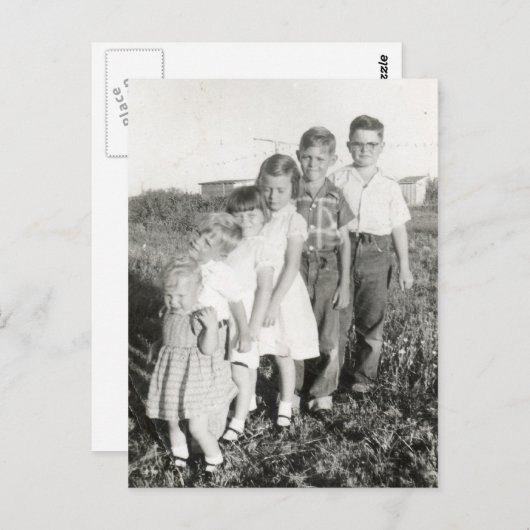 Carte Postale stepladder enfant (Devant / Derrière)