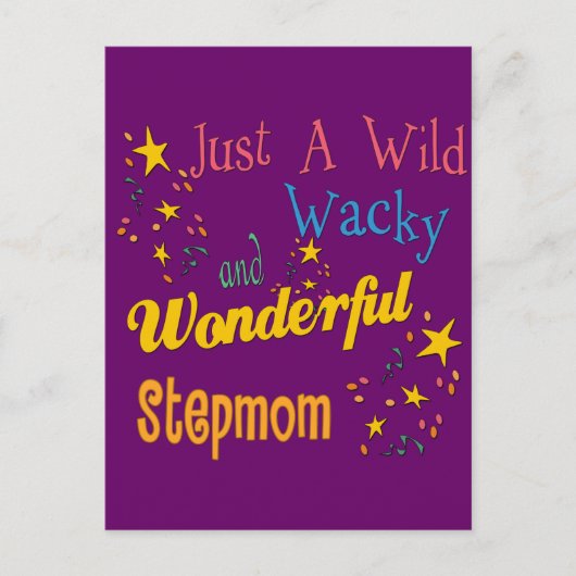 Carte Postale Stepmaman sauvage et Wacky (Devant)