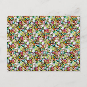 Carte Postale Stéréogramme de requin caché 3D Magic Eye - Sans e