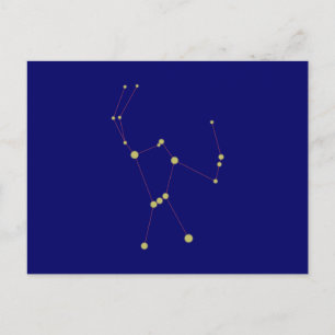 Carte Postale Sternbild'Orion constellation