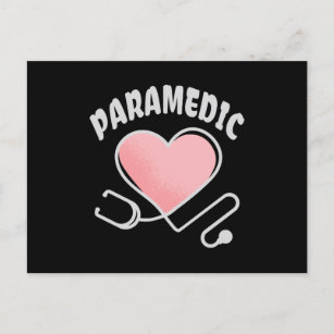 Carte Postale Stethoscope paramétrique avec coeur