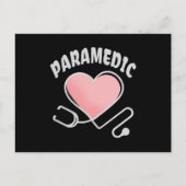 Carte Postale Stethoscope paramétrique avec coeur (Devant)