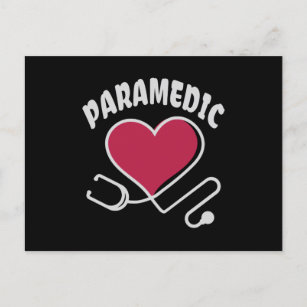 Carte Postale Stethoscope paramétrique avec coeur