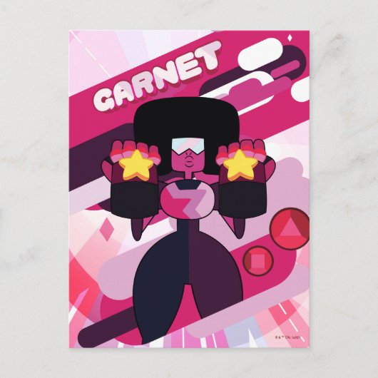 Carte Postale Steven Universe | Graphique de caractères Garnet (Devant)