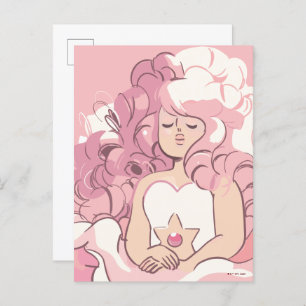 Carte Postale Steven Universe   Illustration de quartz Rose