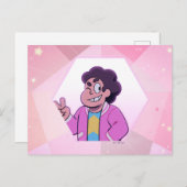 Carte Postale Steven Universe | Portrait diamant rose (Devant / Derrière)