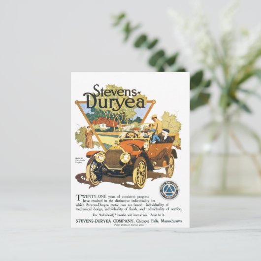 Carte Postale Stevens Duryea (Debout devant)