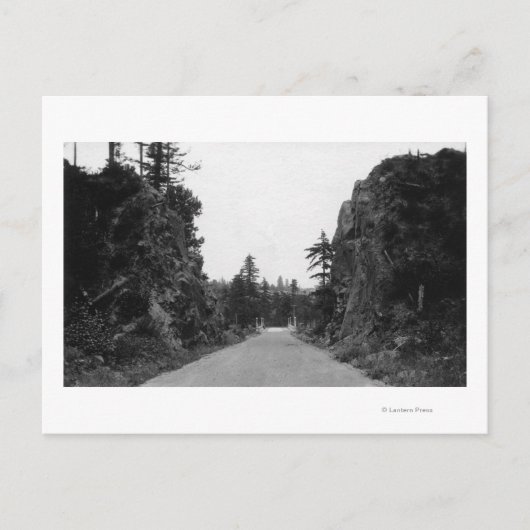 Carte Postale Stevenson Pass, WA View North Bank Highway (Devant)