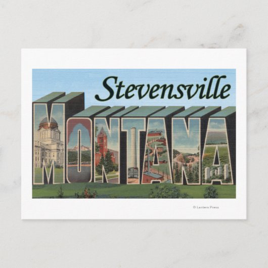 Carte Postale Stevensville, Montana (Devant)