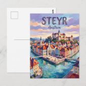 Carte Postale Steyr Autriche (Devant / Derrière)